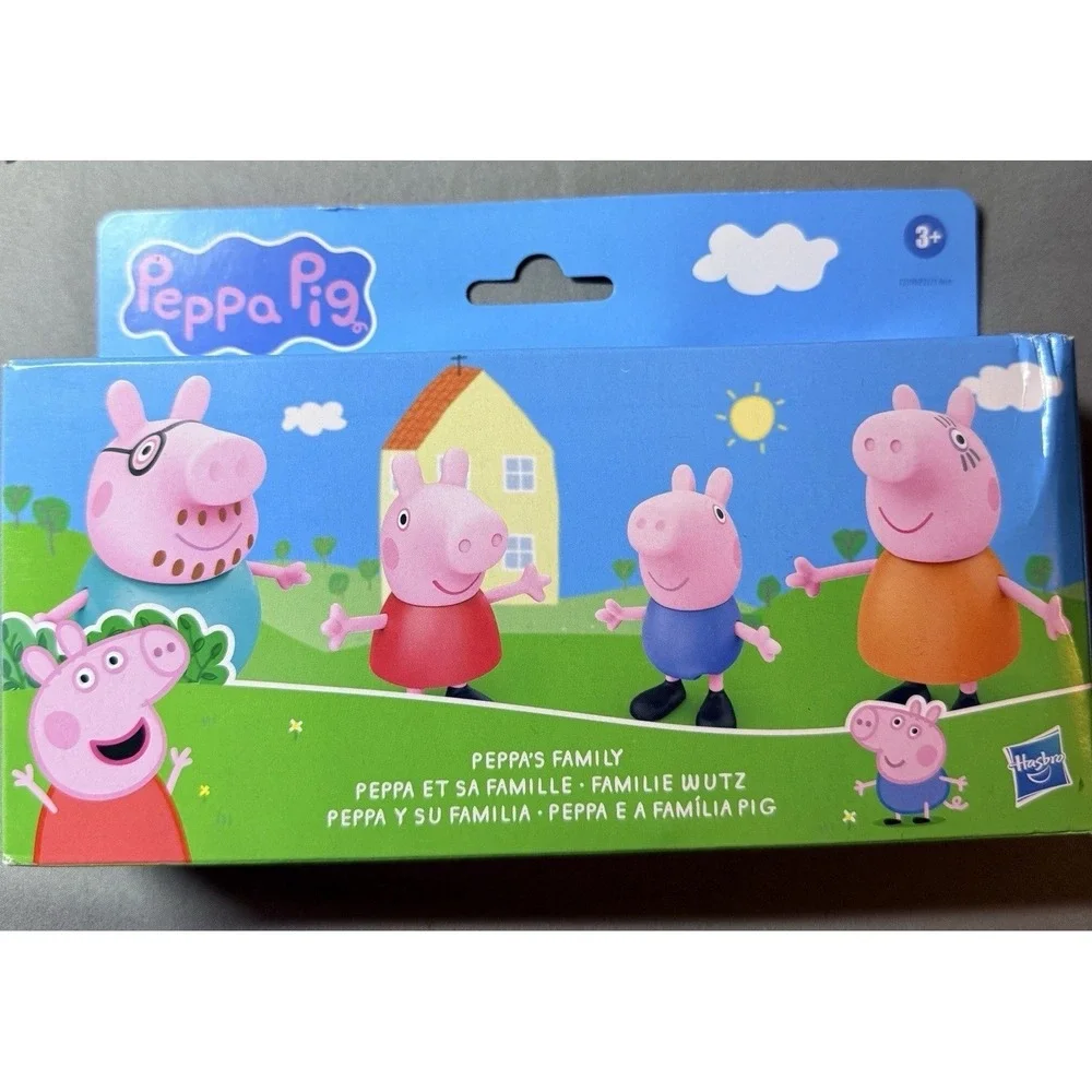 Hasbro Peppa Pig Peppa's Family Kids 4-Pack Multi‎ NEW Poseable Figures
